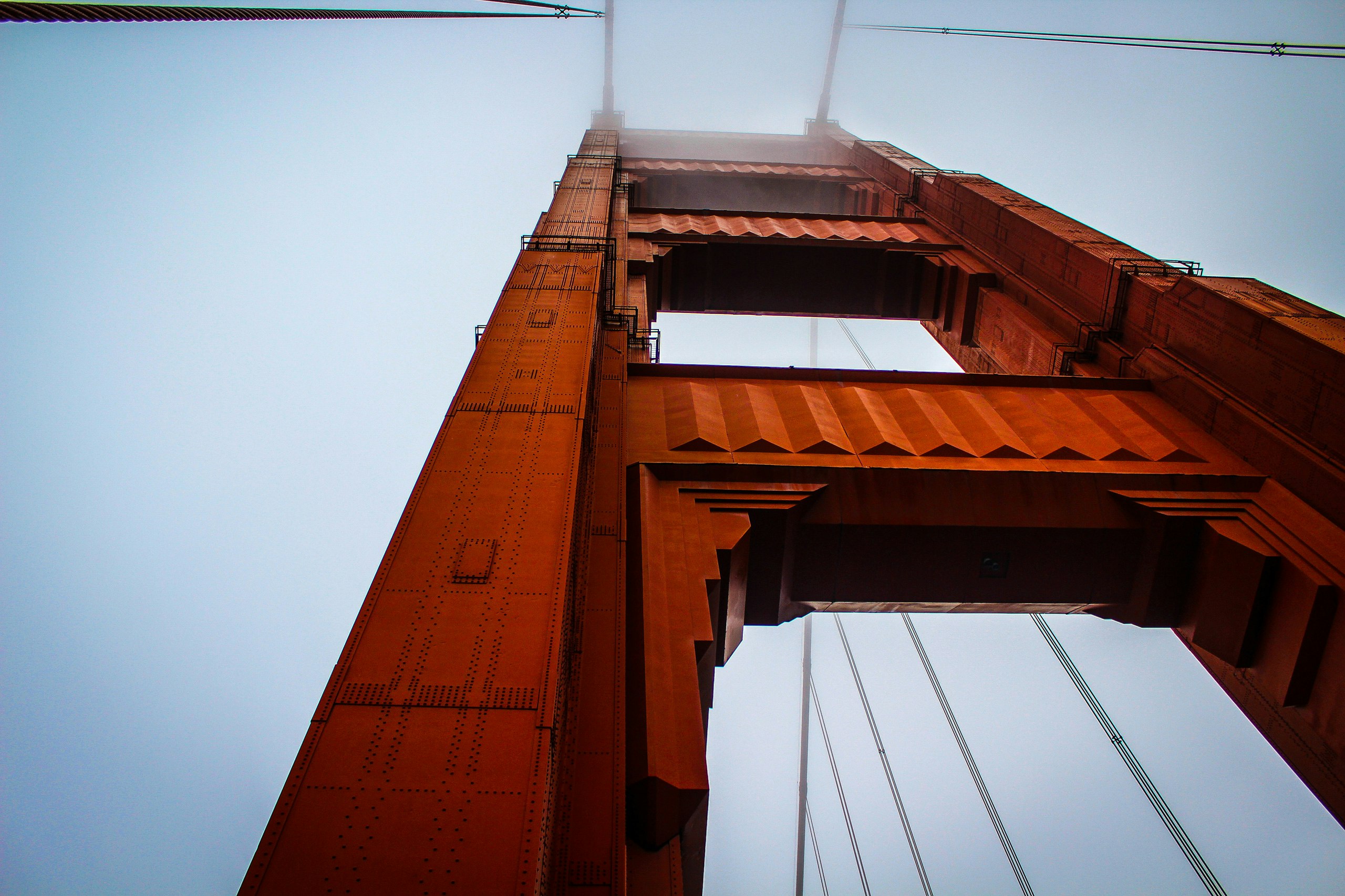 bird's-eye view photo of Golden Gate Bridge